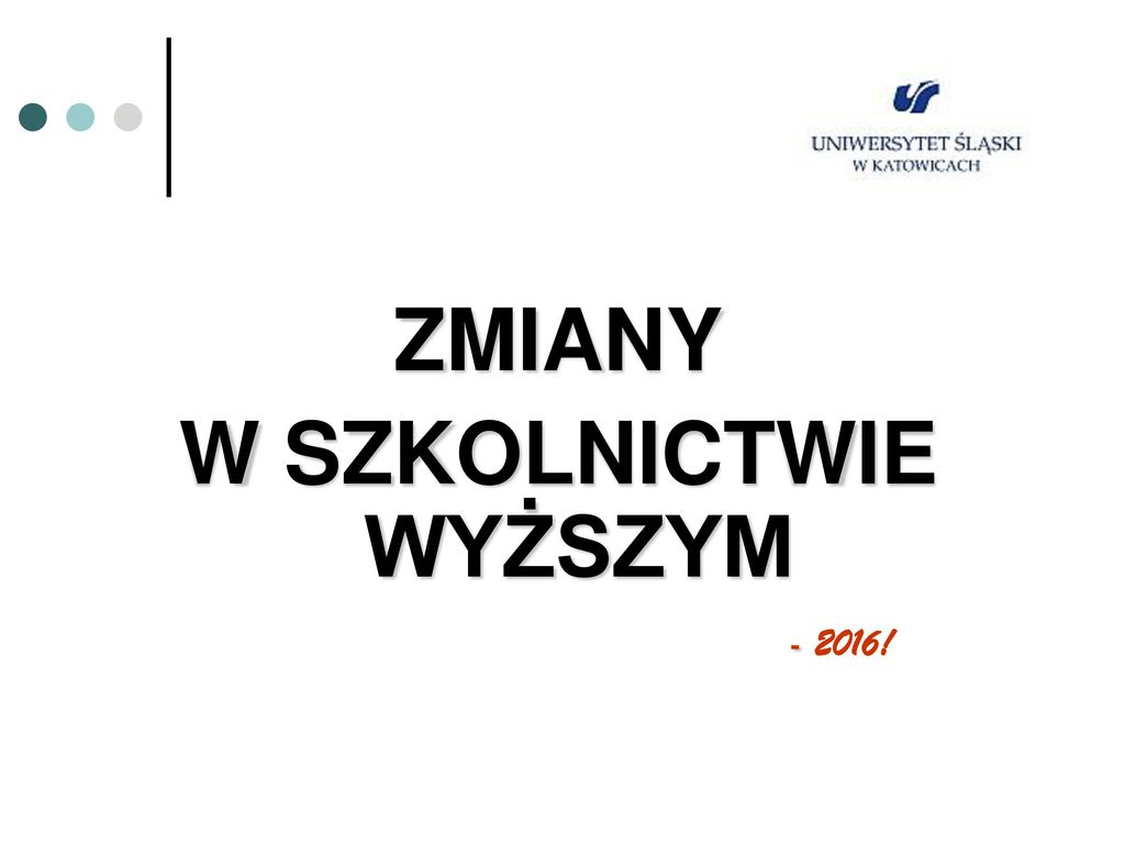 W Szkolnictwie Wy Szym Ppt Pobierz